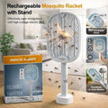 RL-1332 Foldable Electric Mosquito Racket With Stand (Imported)
