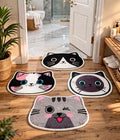 3144 Cat Print 5D Door Mat (Imported)