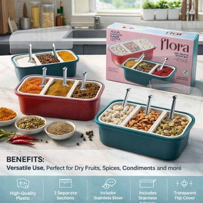 Flora Dry Fruit & Spice Box