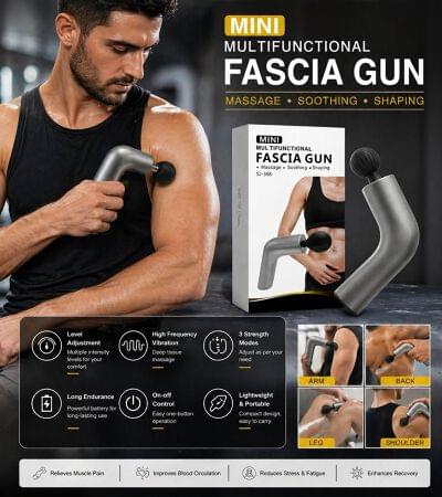 Multifunction Vibration Massage Gun (Importe)