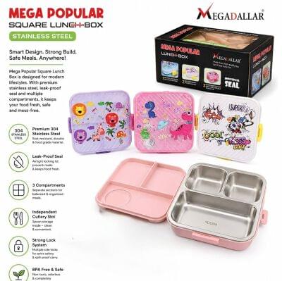Mega Popular Steel Lunch Box