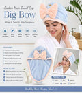 Big Bow Ladies Hair Towel (Imported)