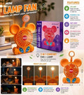 ML-F30 Table Fan With Led (Imported)