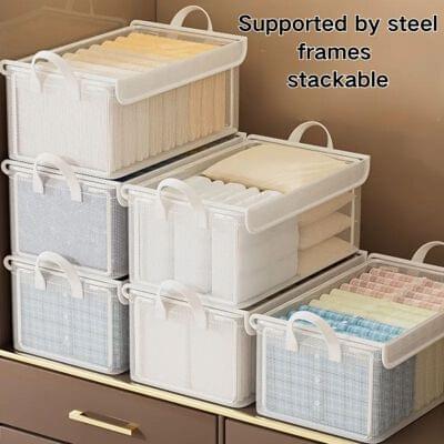 27 Ltr Transparent Storage Bag With Lid (Imported)