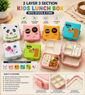 Mix Printed Dino Plastic Lunch Box