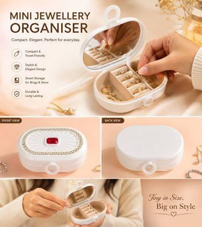 Mini Plastic Luxury Jewellery Box (Imported)