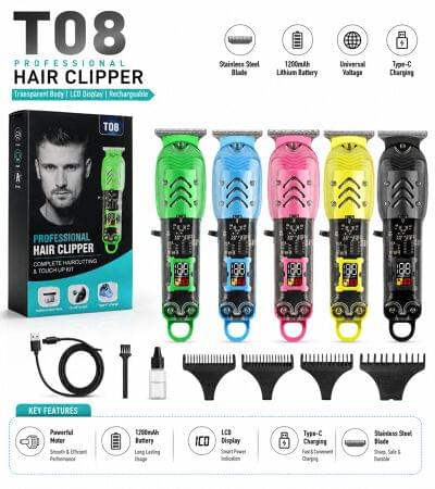 T08 Professional Hair Clipper (Imported)