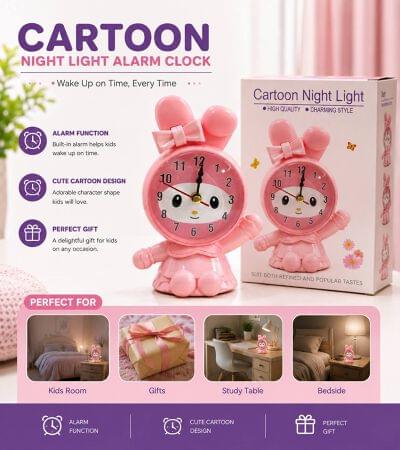3422 Cartoon Alarm Clock (Imported)