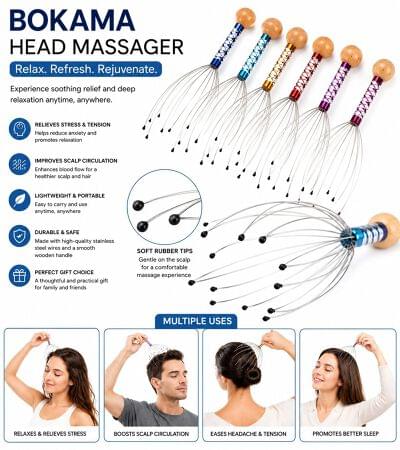 Bokama Head Massager (Imported)
